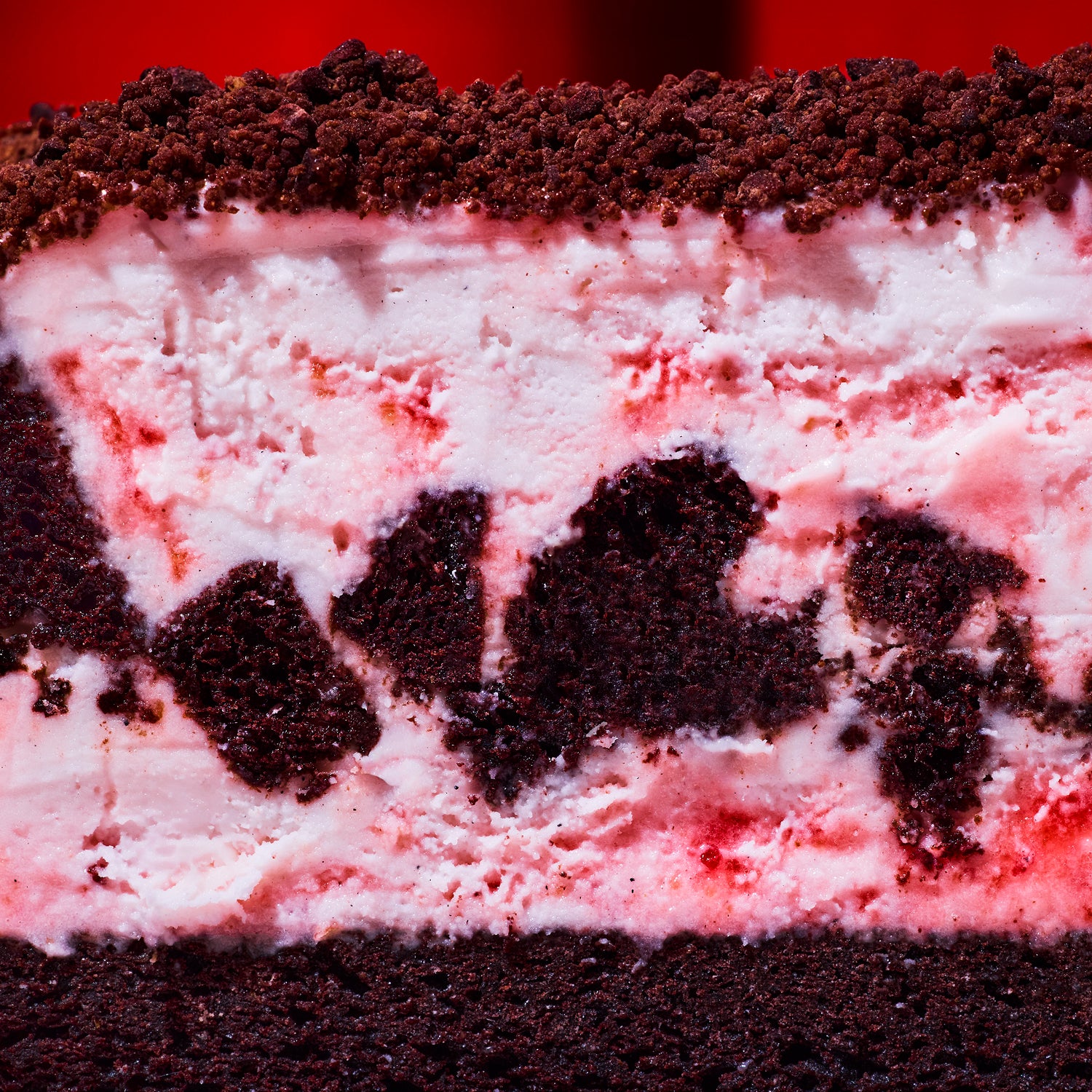 Alternative view of Black Forest Cake (v) (gf)