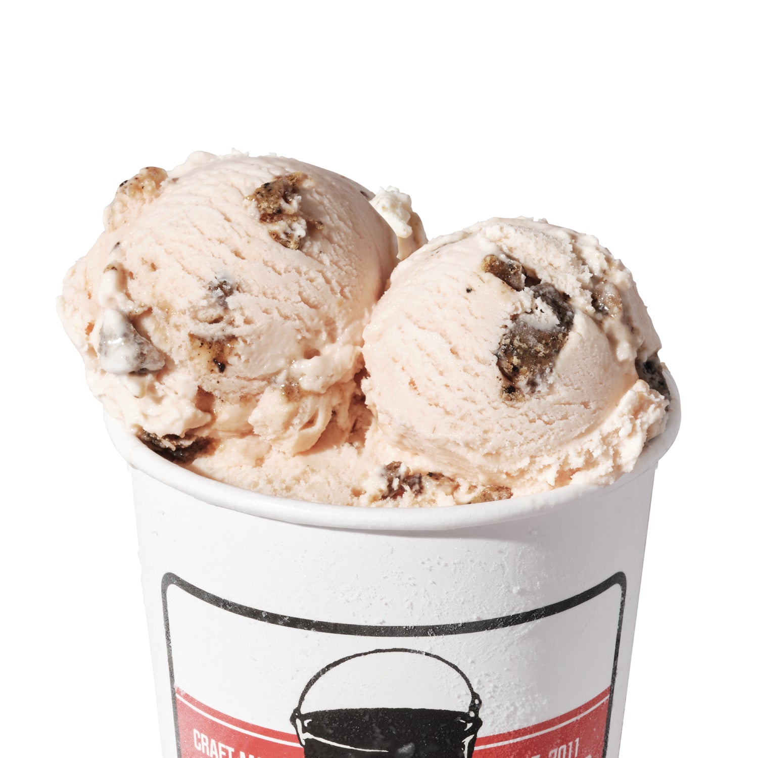 Alternative view of Tomato Gelato with Olive Brittle