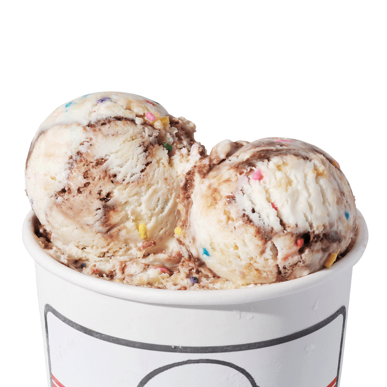Alternative view of Cake Batter Chocolate Fudge