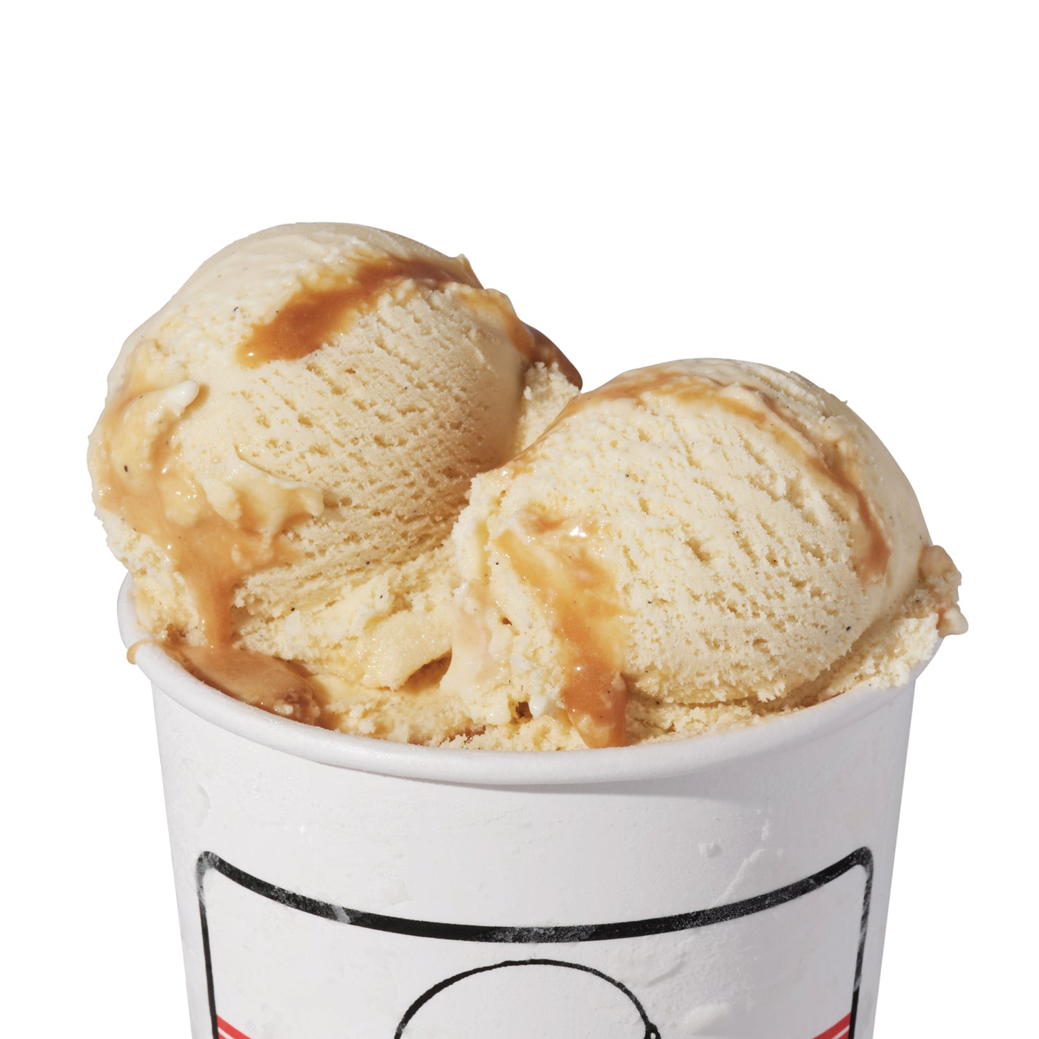 Alternative view of Vanilla Custard with Butterscotch Swirls