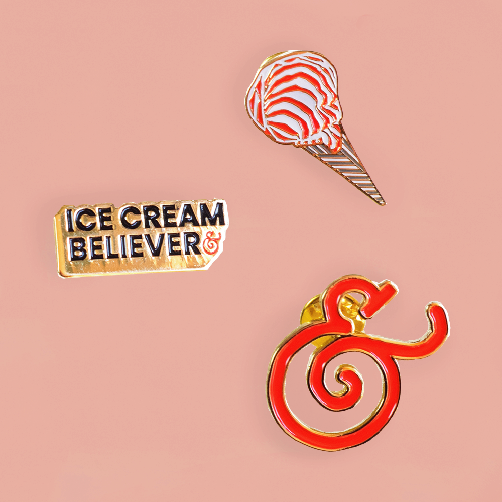 Enamel Pin Set   3 Pack